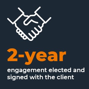 2-year engagement elected