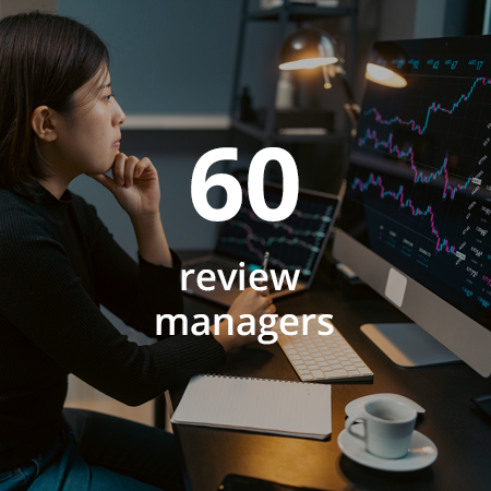 60 review managers