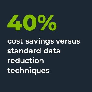 40% cost savings