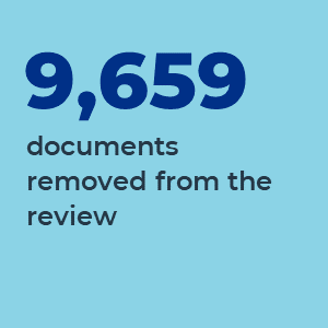 9,659 documents removed