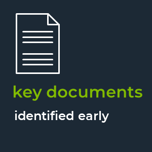 key documents identified early