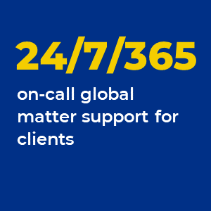 24/7/365 on-call global support