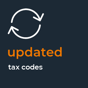 updated tax codes