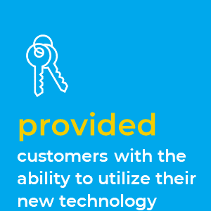 provided customers with the ability to utilize new technology