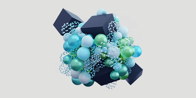 Illustration of blocks connecting with a cloud to symbolize an all‑encompassing view of AI costs and value.