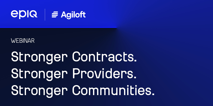 Stronger Contracts. Stronger Providers. Stronger Communities