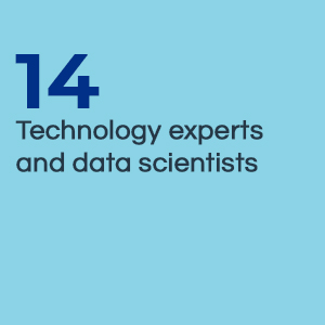 14 Technology experts and data scientists