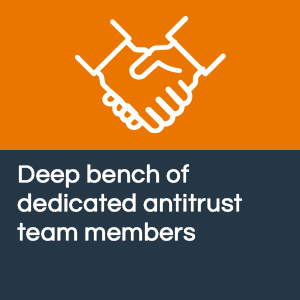 dedicated antitrust team members