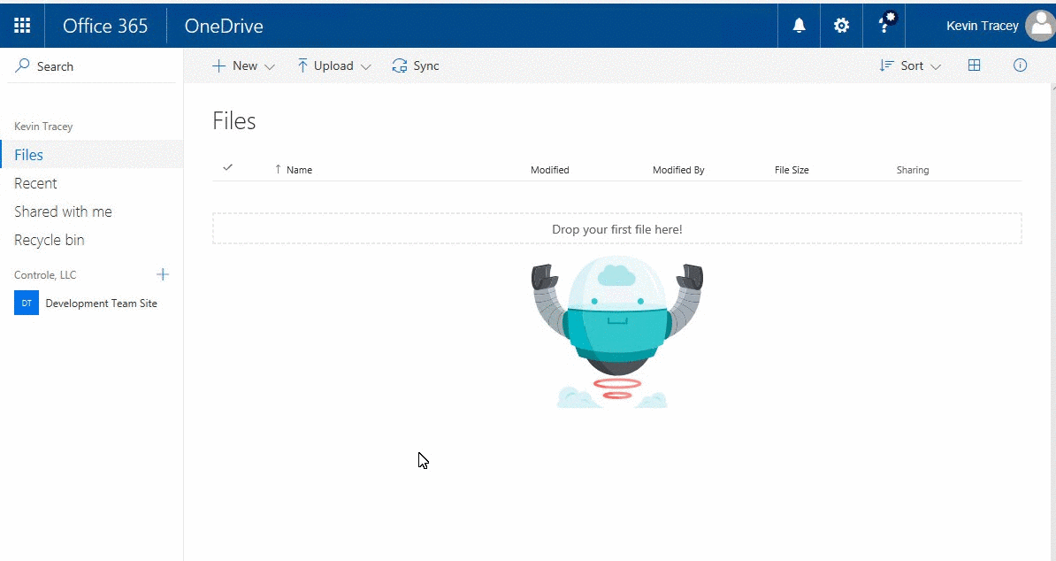 Confirm OneDrive location