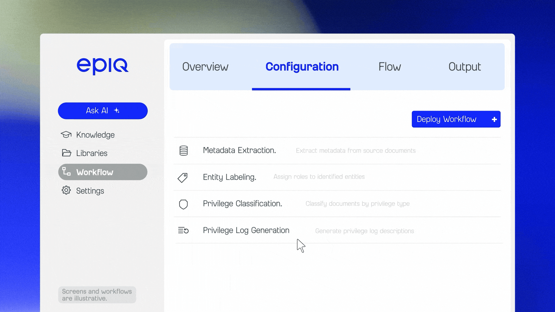 Privilege Log Creation