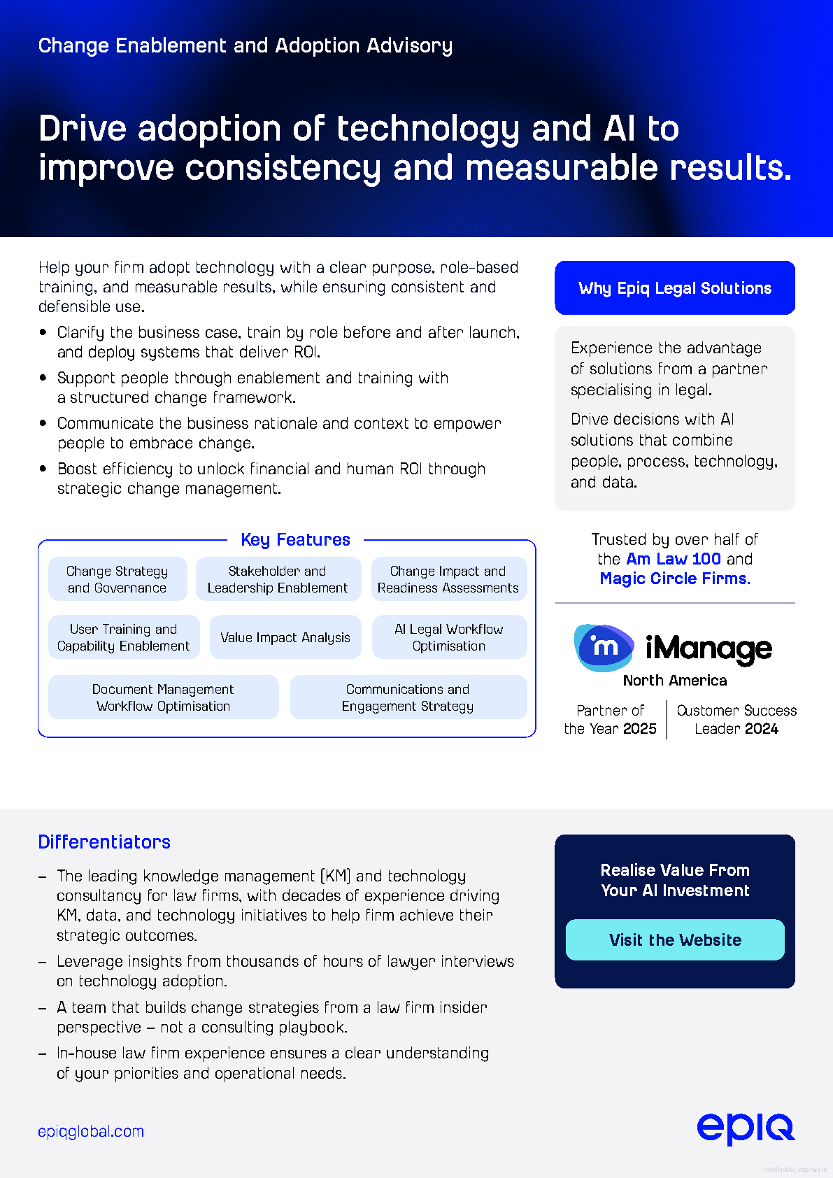 Change Enablement and Adoption Advisory Solution Brief