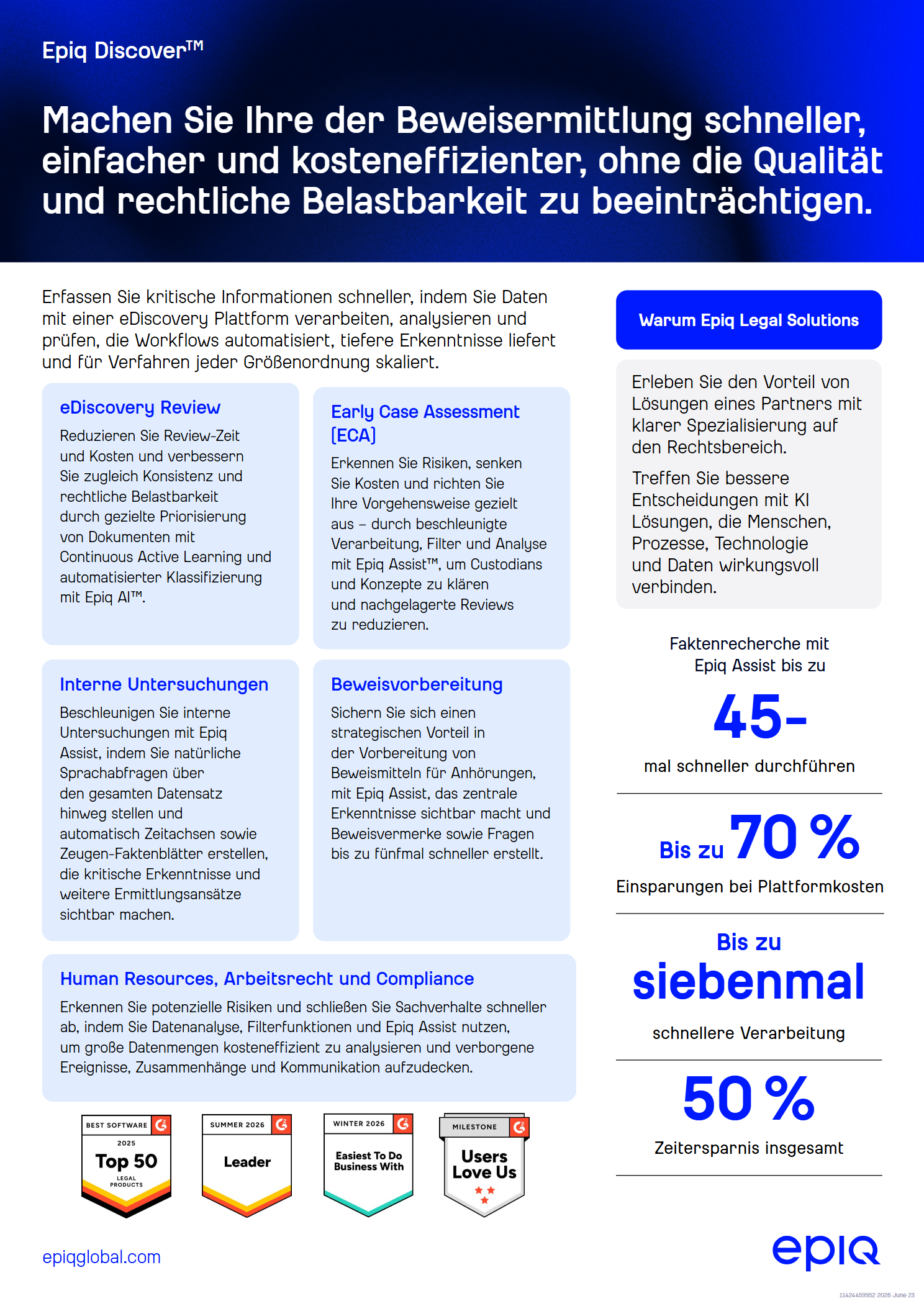 Epiq Discover Solution Brief