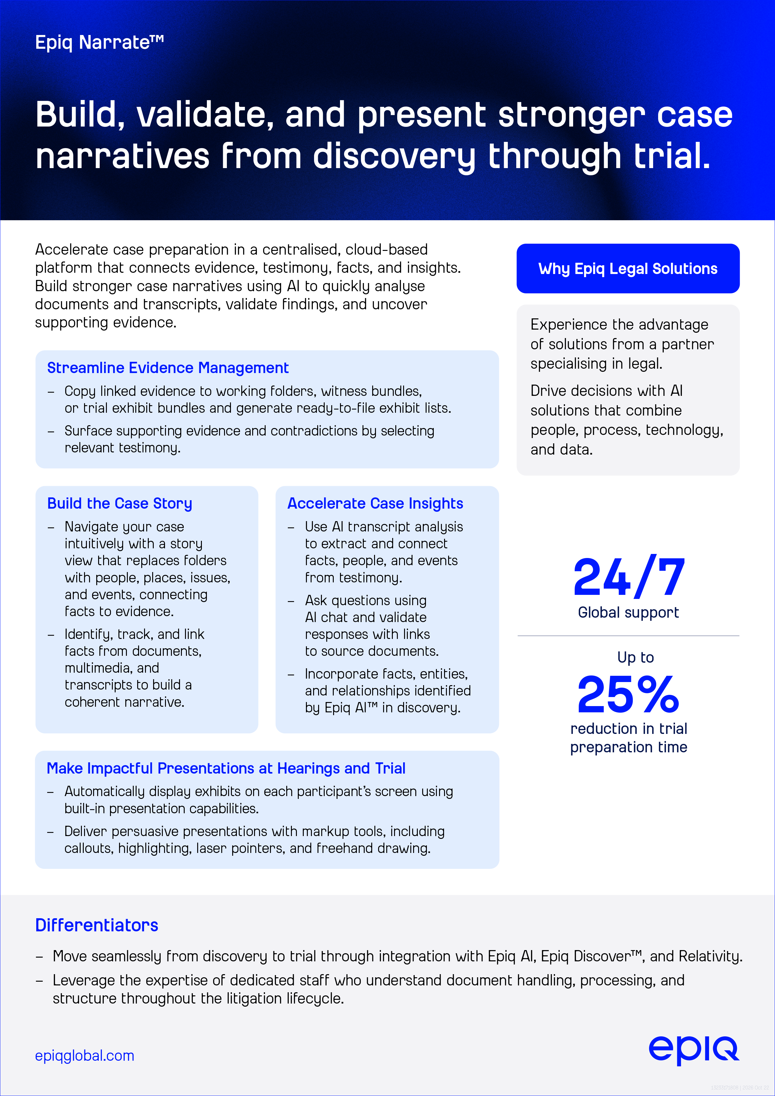 Epiq Narrate Solution Brief