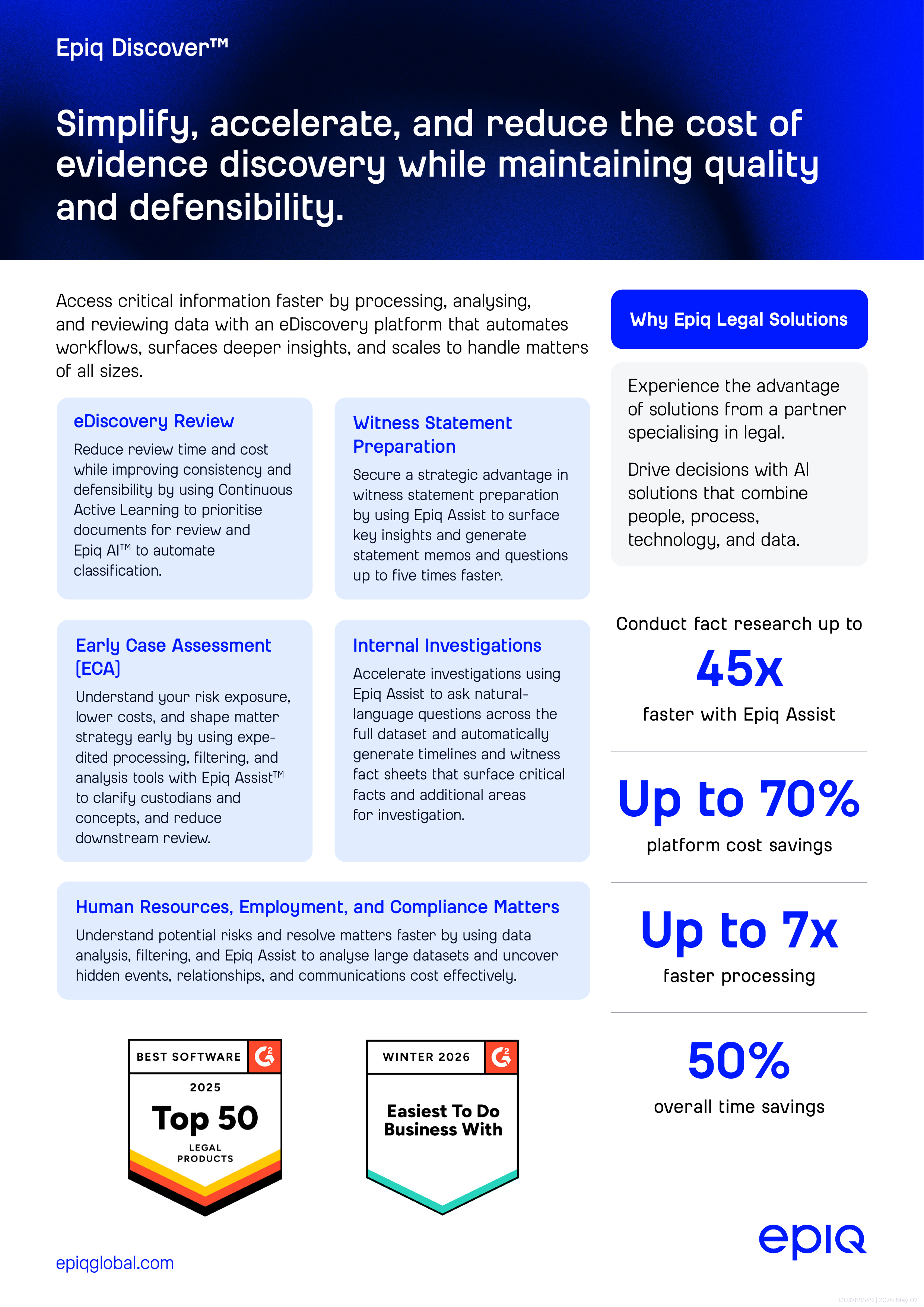 Epiq Discover Solution Brief