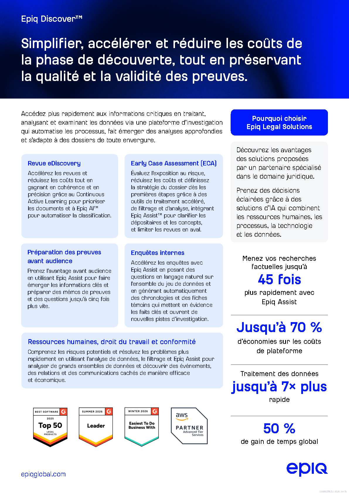 Epiq Discover Solution Brief