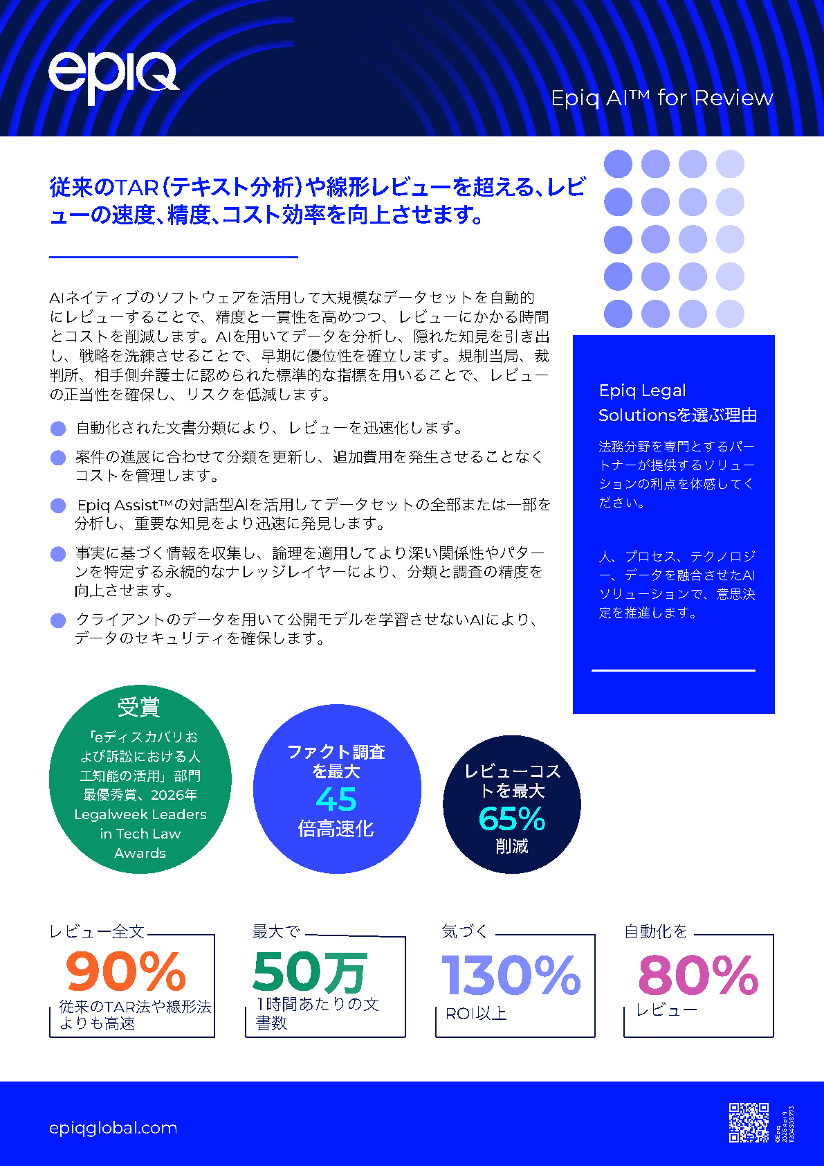 Epiq AI for Review Solution Brief