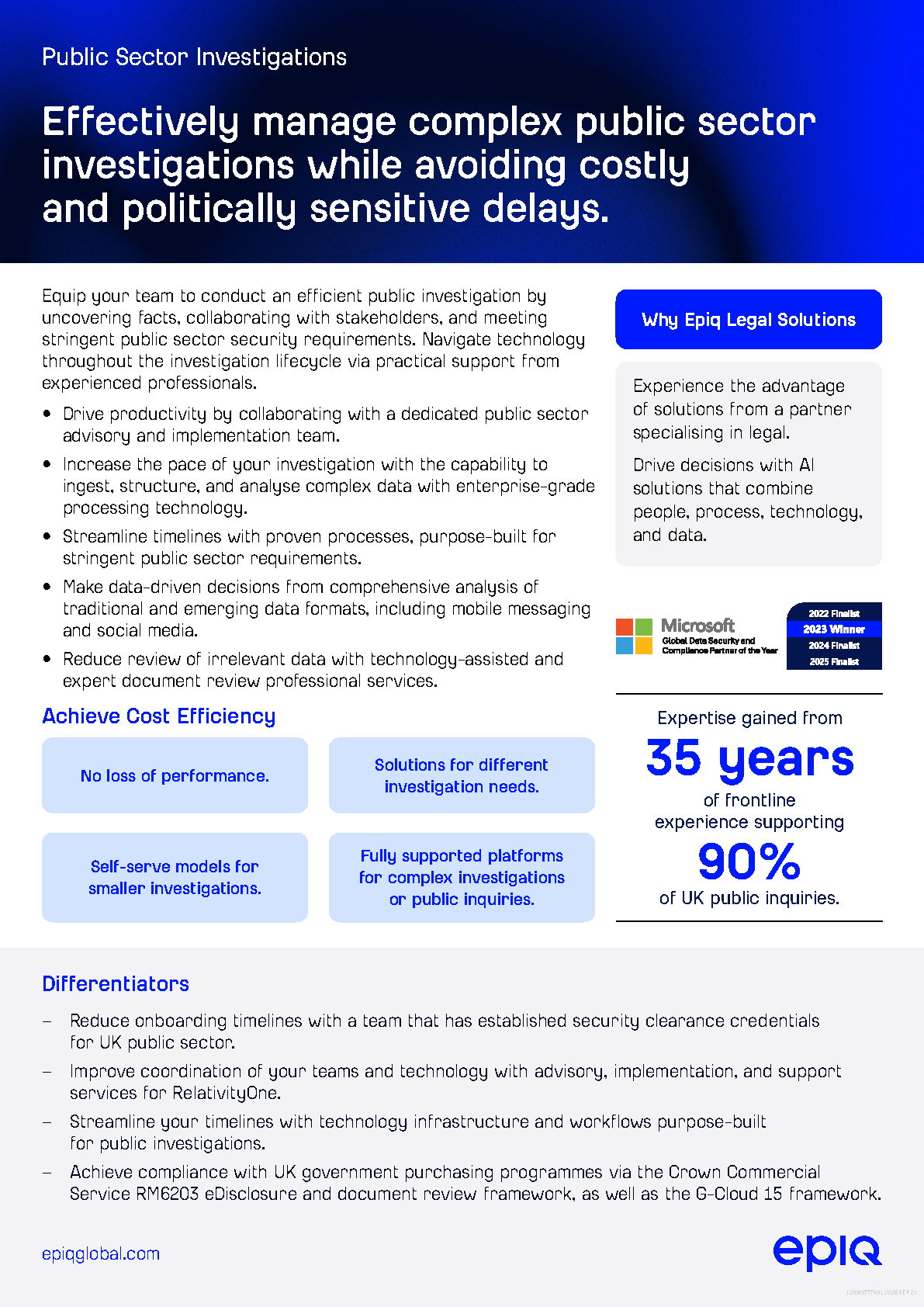 Public Sector Investigations Solution Brief
