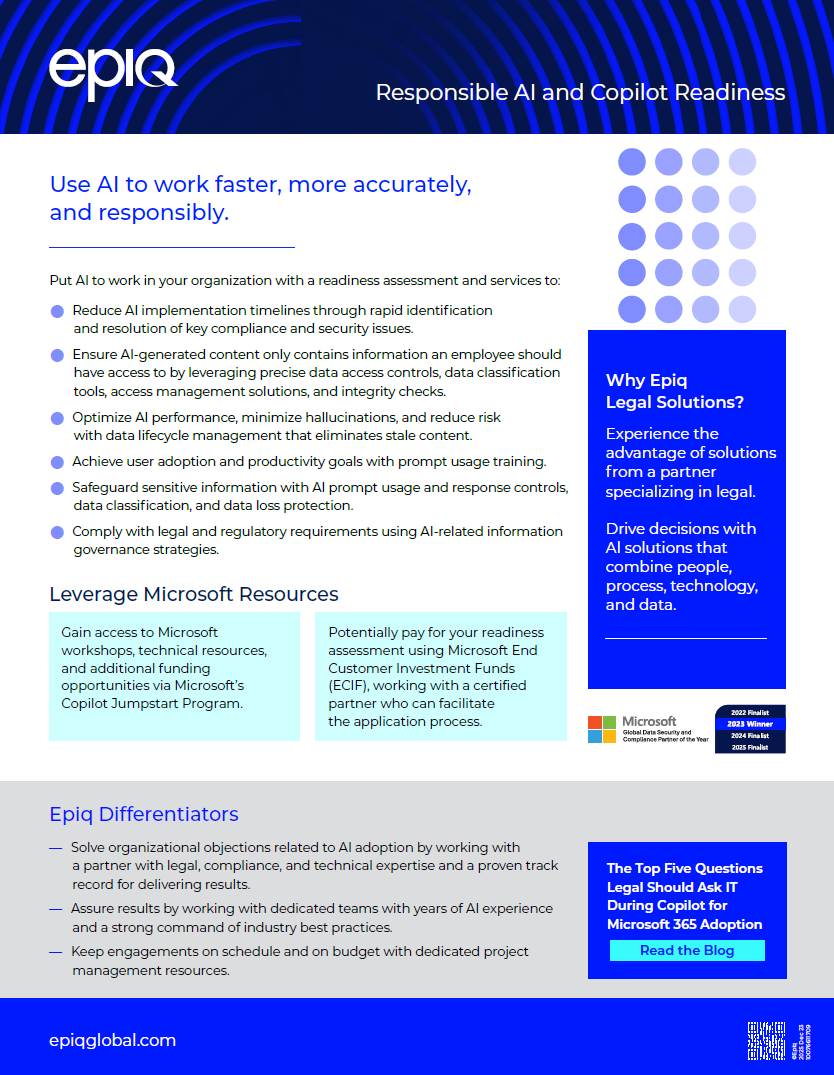 Responsible AI and Copilot Readiness Solution Brief