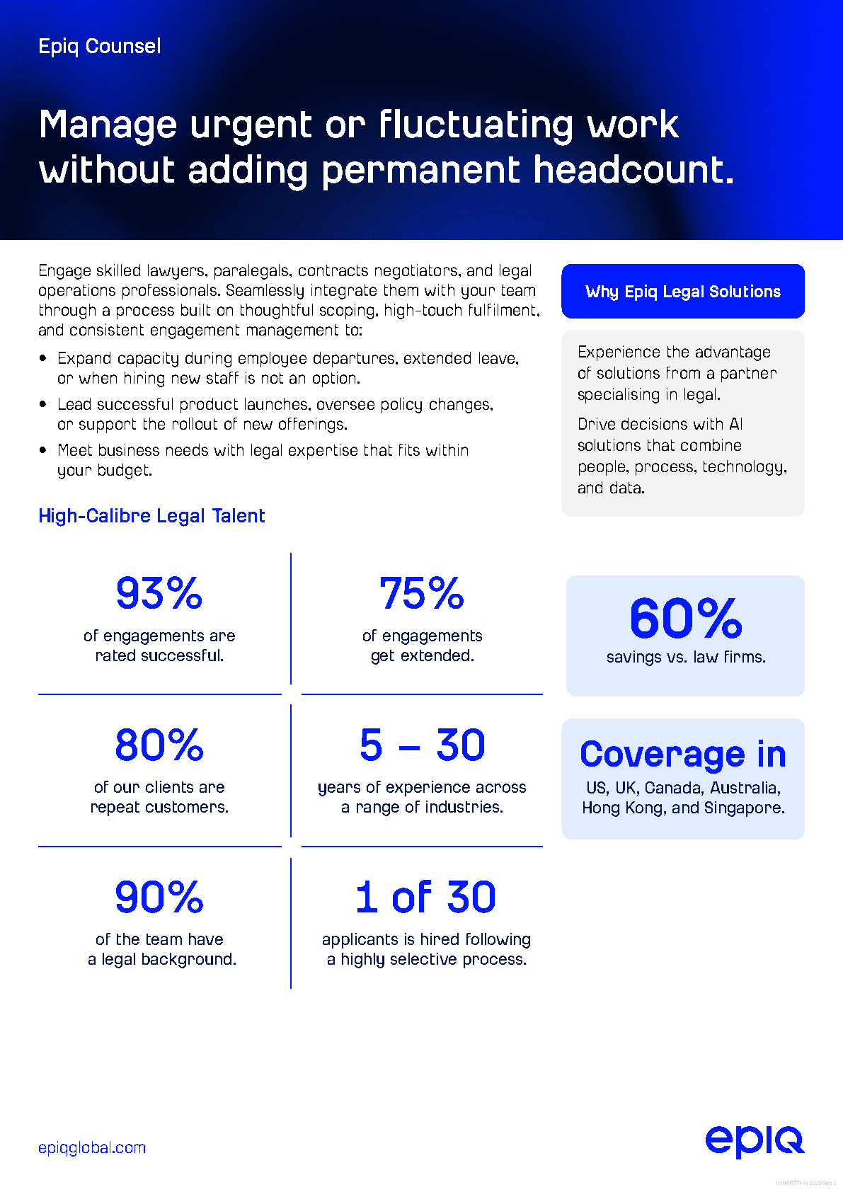 Epiq Counsel Solution Brief