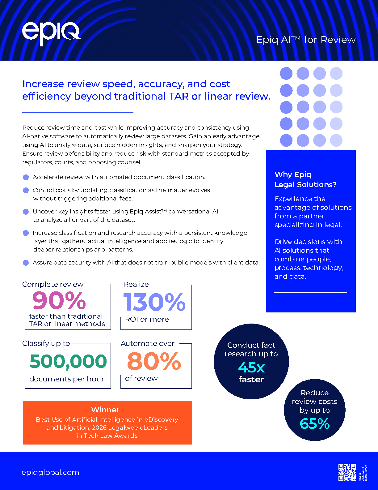 Epiq AI for Review Solution Brief