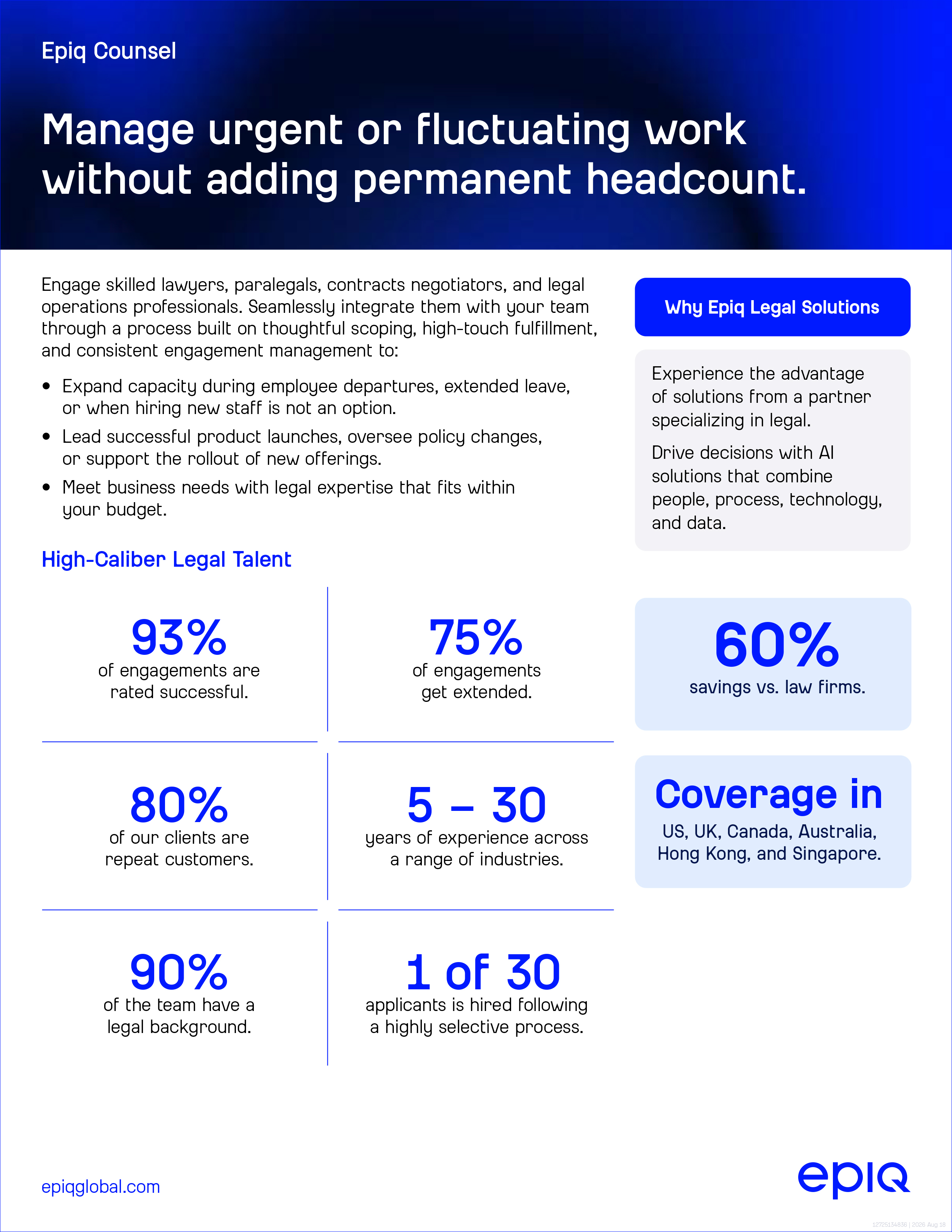Epiq Counsel Solution Brief