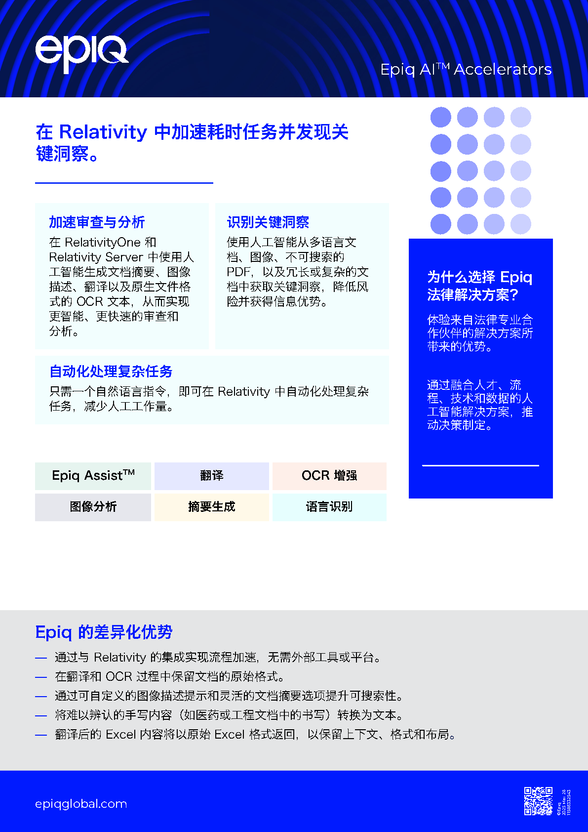 Epiq AI for Review Solution Brief
