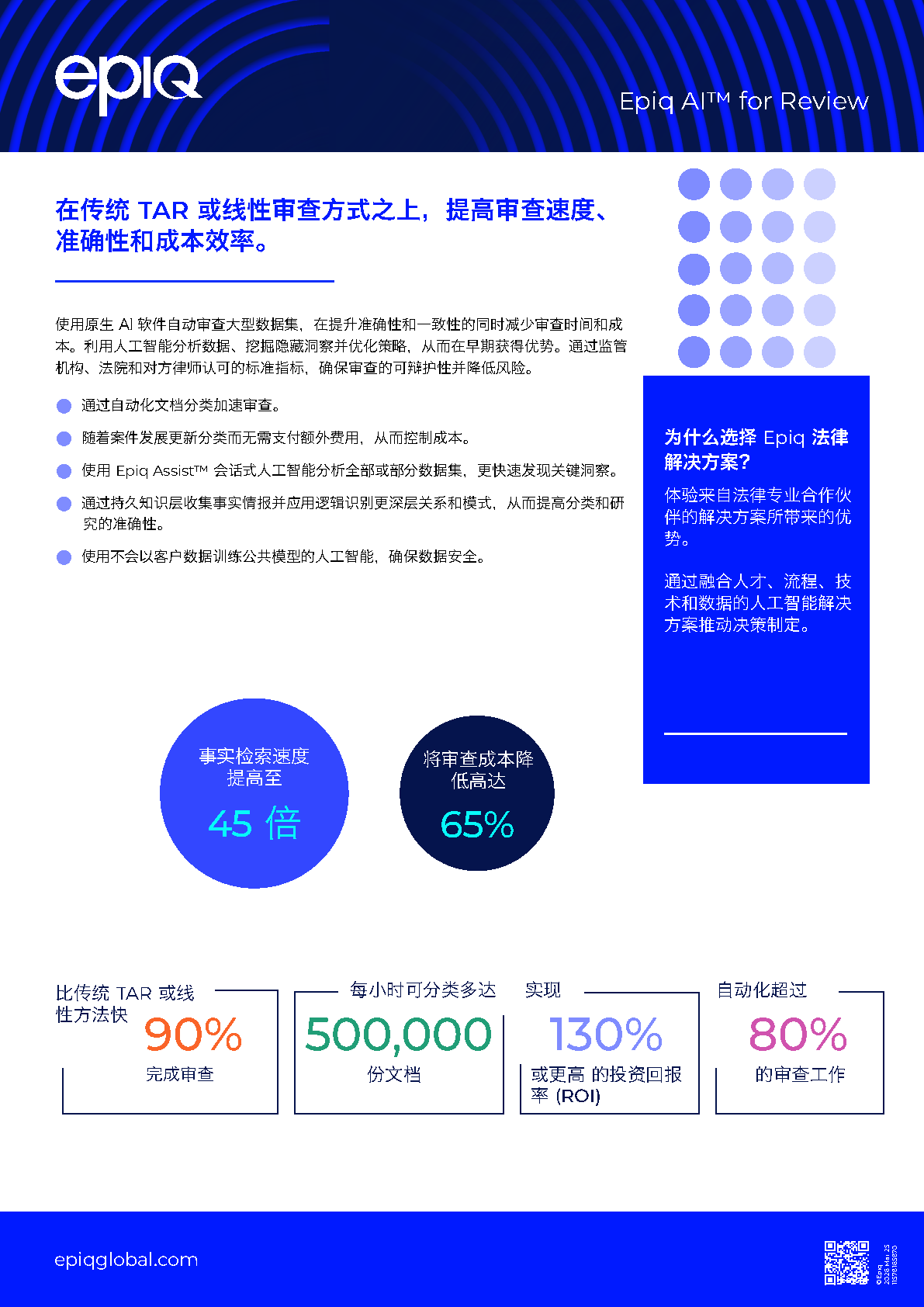 Epiq AI for Review Solution Brief