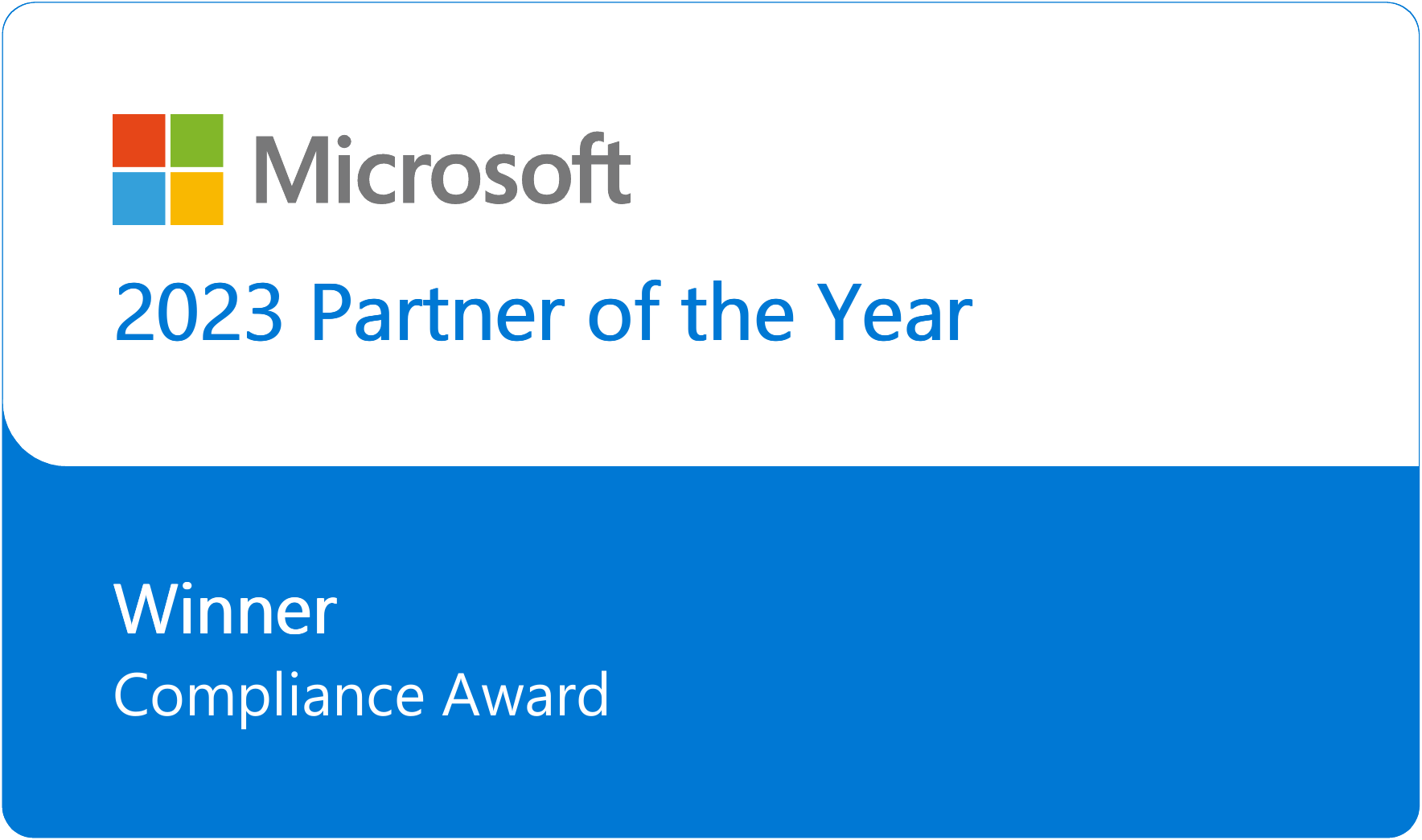 2023 Microsoft Partner of the Year