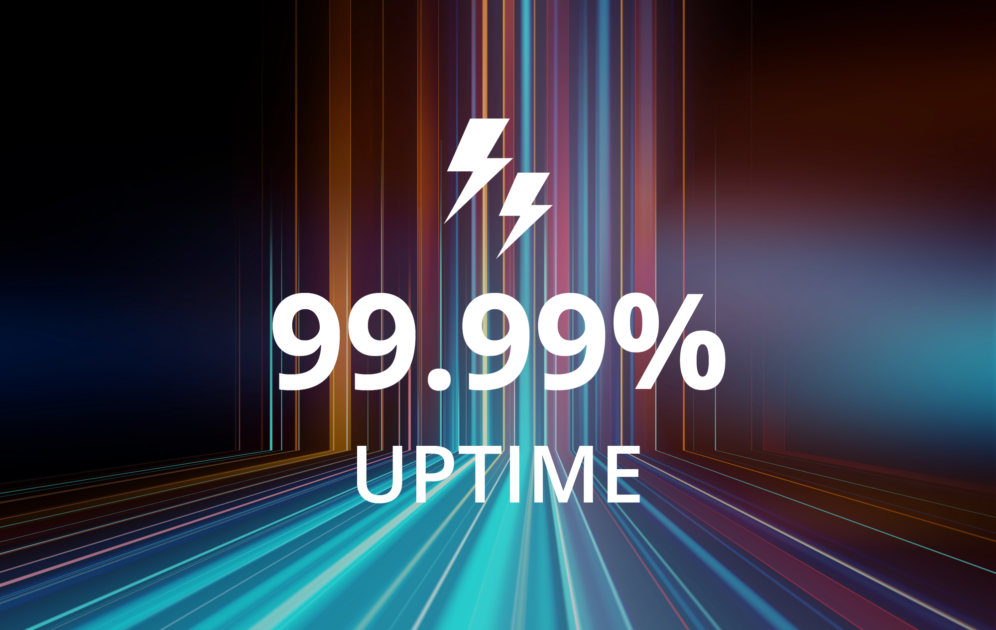 99.99% up time