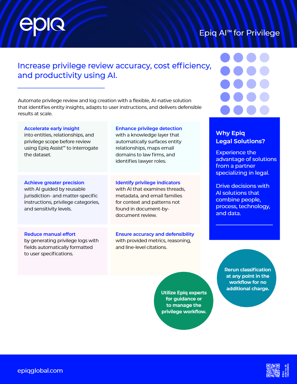 Epiq AI for Privilege Solution Brief
