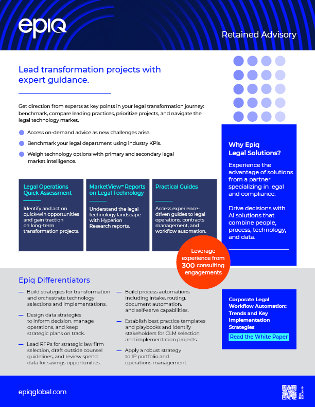 Retained Advisory Solution Brief