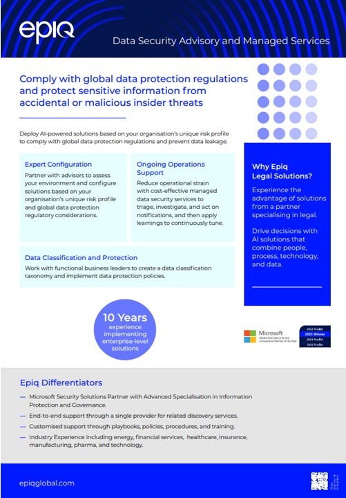 Data Security Solution Brief