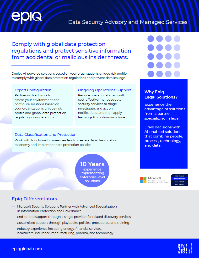 Data Security Solution Brief