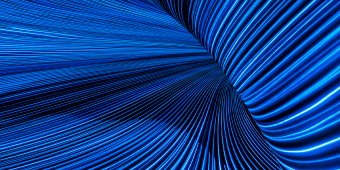 Tech looking blue lines