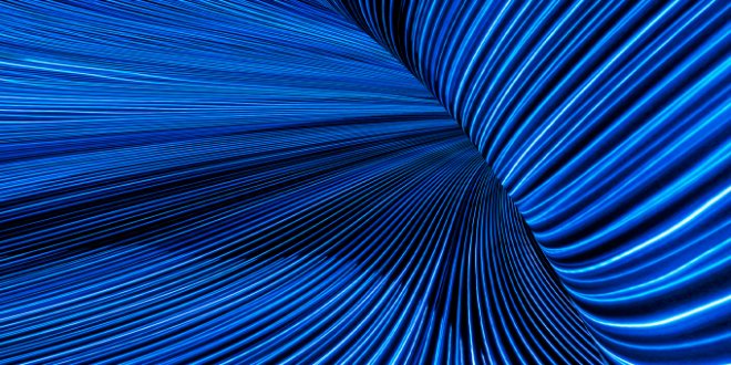 Tech looking blue lines 