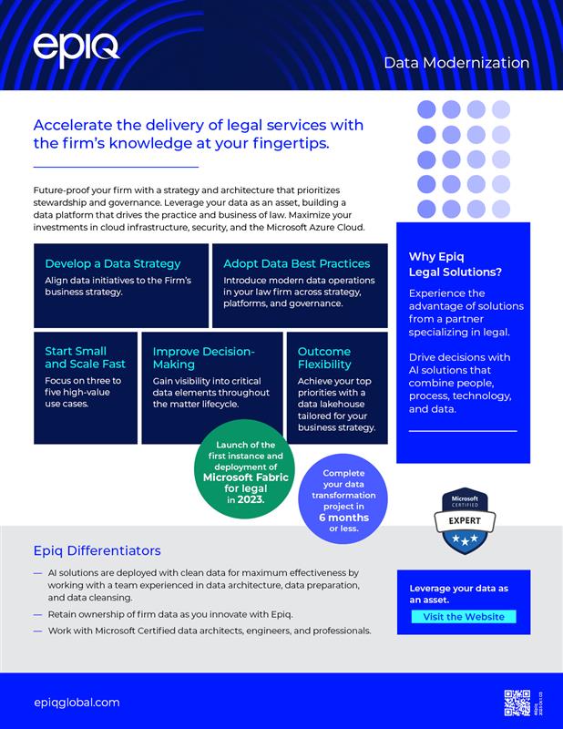 Data Modernization Solution Brief