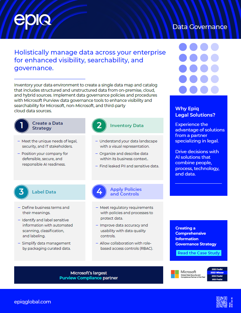 Data Governance Solution Brief